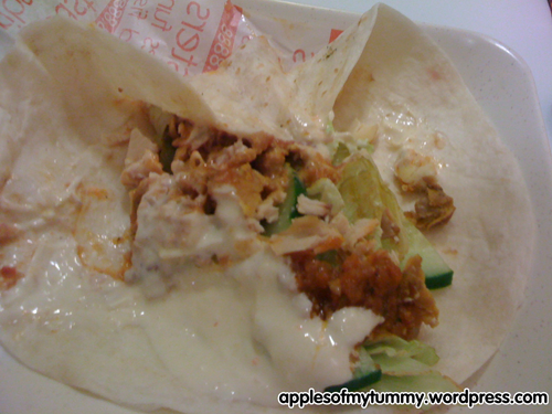 Spicy Chicken Wrap (Php 95.00)